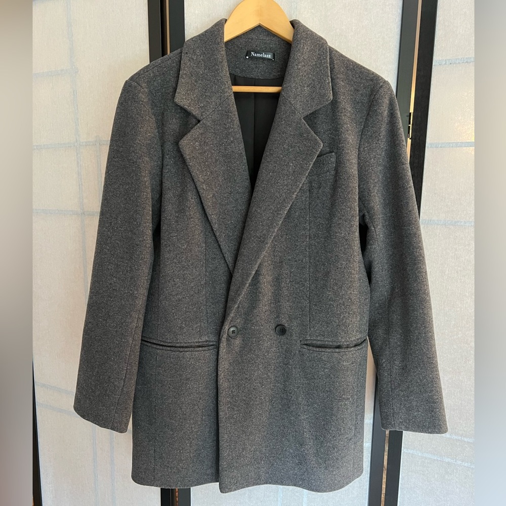Namelazz. Wool jacket. Dark gray color. Size S.